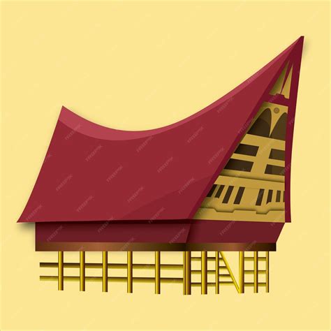 Rumah Adat Batak Toba Vector Myblog – NBKomputer