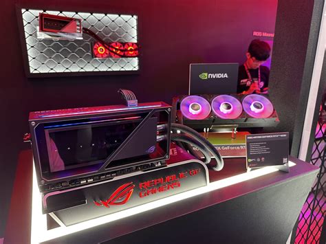 The liquid metal, liquid-cooled ROG Matrix GeForce RTX 4090 is the ...