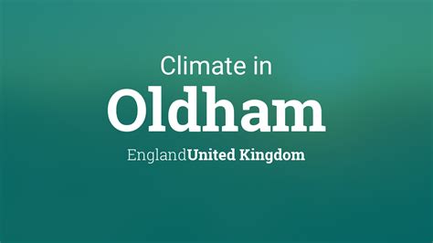 Climate & Weather Averages in Oldham, England, United Kingdom