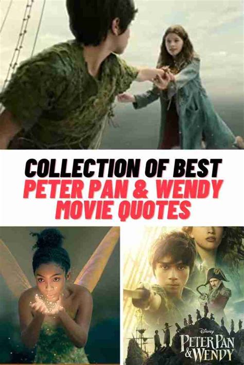 55+ Magical Disney's PETER PAN & WENDY Movie Quotes