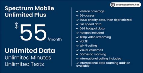 Spectrum Mobile Unlimited Plus Plan: Details, Price & Features ...