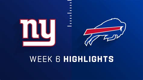 New York Giants vs. Buffalo Bills highlights | Week 6