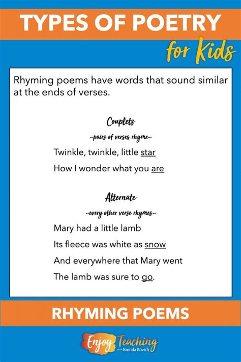 How to Teach the Types of Poetry