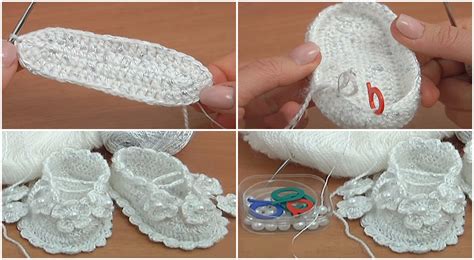 Crochet Beautiful Baby Booties - Tutorial - Love Crochet