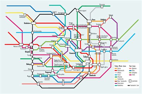 Metro Map Pictures: Tokyo Metro Map Details Pictures