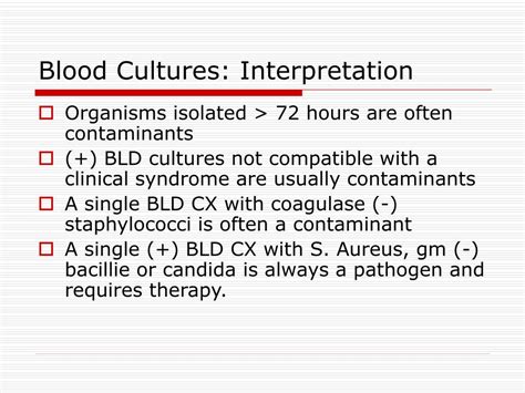 PPT - Blood Culture PowerPoint Presentation, free download - ID:2763893