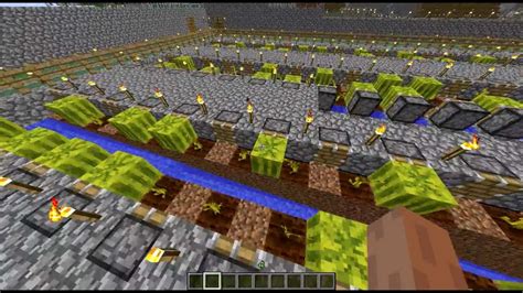 Minecraft Melon Farm Schematic