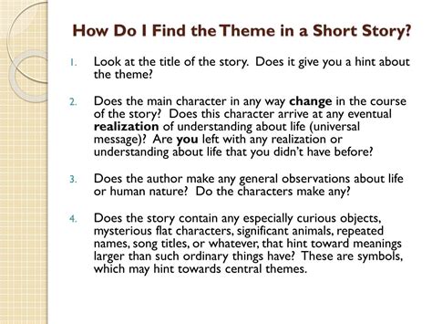 How To Find Theme In A Short Story - Story Guest