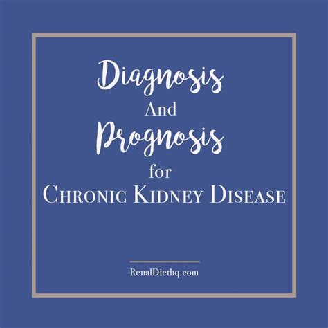 ESRD Prognosis - Renal Diet HQ