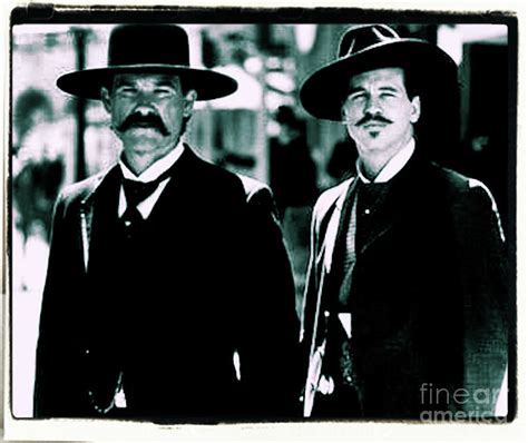 Wyatt Earp And Doc Holliday - Tombstone Digital Art by Scott D Van ...