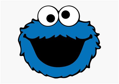 Cookie Monster Face Printable