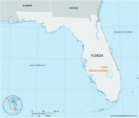 Lake Okeechobee Florida Map - Amanda Marigold