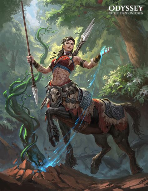 Stefanus Agri Karuniawan - Female Centaur : Odyssey of Dragonlords