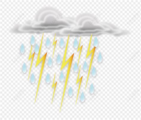 Rain Thunder PNG Images With Transparent Background | Free Download On ...