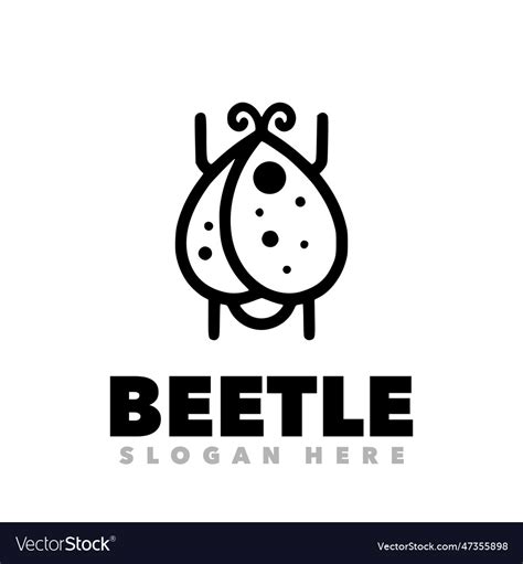 Beetle logo Royalty Free Vector Image - VectorStock