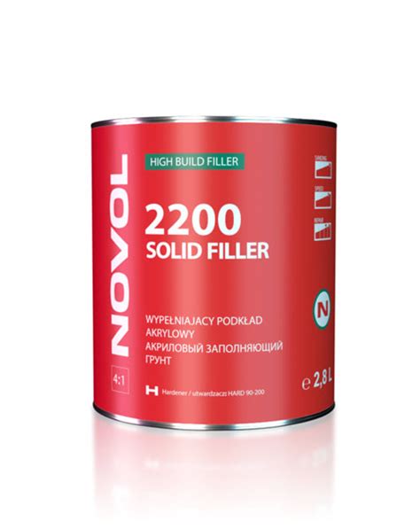 2200 solid filler high build acryl filler