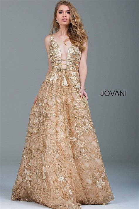 Jovani 51165 Evening Dress | MadameBridal.com | Gold evening gowns ...