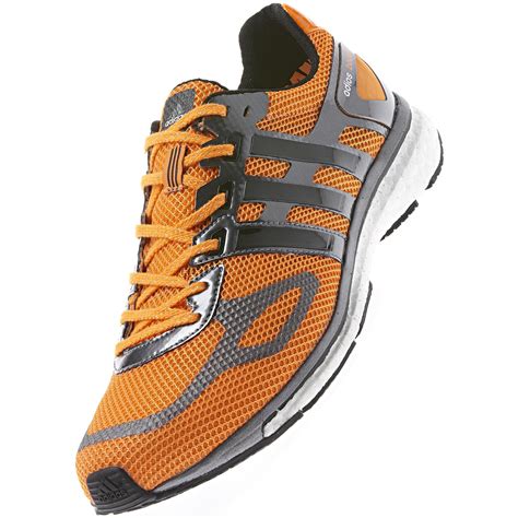 Adidas Mens Adizero Adios Boost Running Shoes - Orange/Black ...