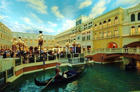 Gondola Ride at the Venetian Hotel and Casino