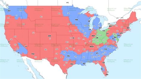 NFL coverage map 2024: TV schedule Week 18