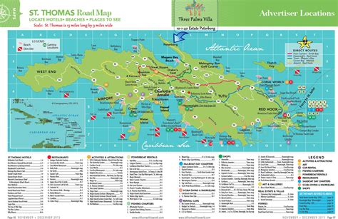 Map Of St Thomas Hotels - Maping Resources