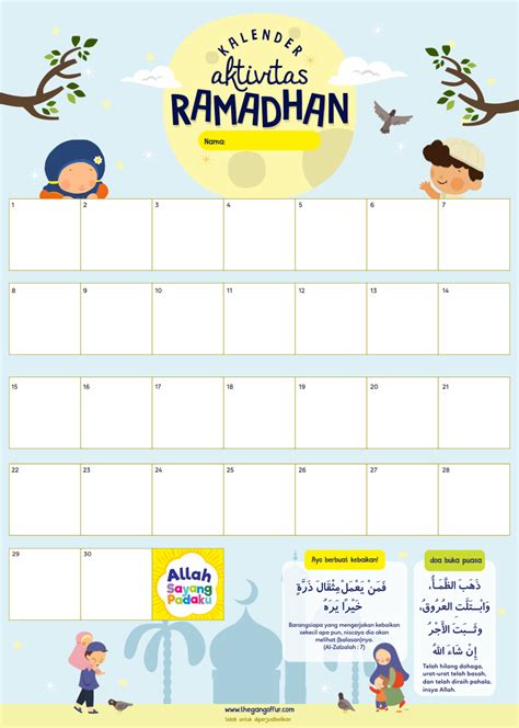 Worksheet Ramadhan Untuk Anak - Kondisko Rabat