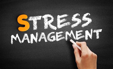 Stress Management Cross Word Cloud Collage Stock Image - Image of ...