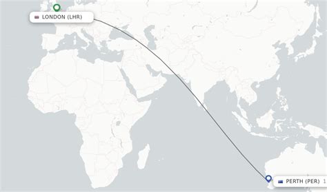 Direct (non-stop) flights from London to Perth - schedules ...