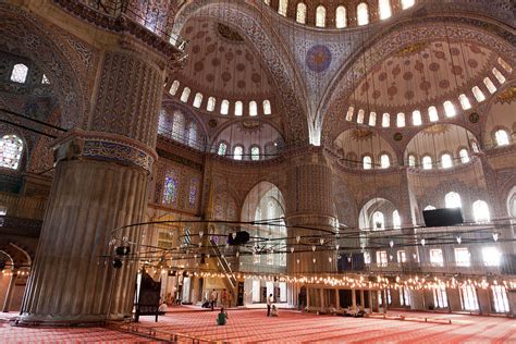 Interior Of Sultan Ahmed Mosque by Pawel Toczynski