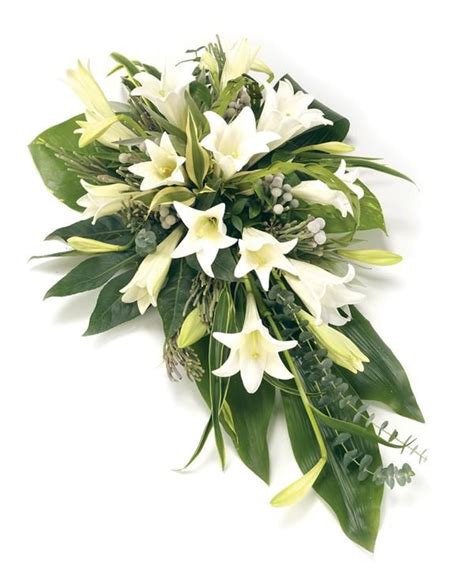 Send Funeral Flowers Delivery in UK - Buy Lily Spray | Fineflora