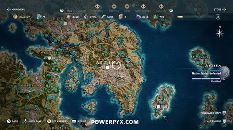 Assassins Creed Odyssey Interactive Map - Maping Resources