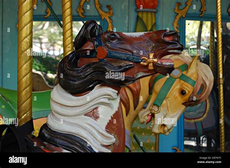 Carousel, Bryant Park, New York City Stock Photo - Alamy