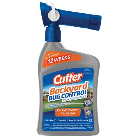 Cutter Backyard Bug Control Spray Concentrate Insect Repellent Kills ...