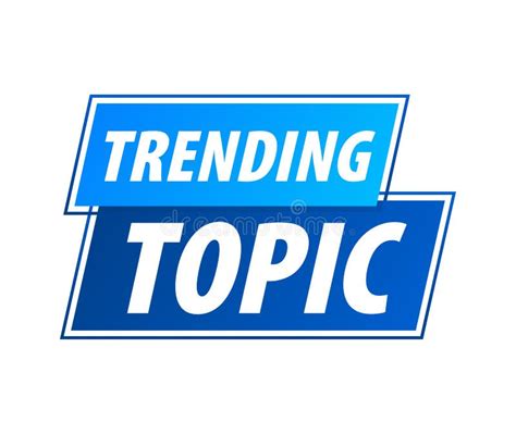 Trending Topic Icon Badge. Ready for Use in Web or Print Design. Vector ...