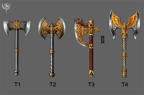 Épinglé par Omri Arbiv sur Dwarven Design Insperation | Armes concept ...