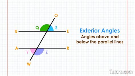 Transversal Lines, Angles, & Definition (Video & Examples)