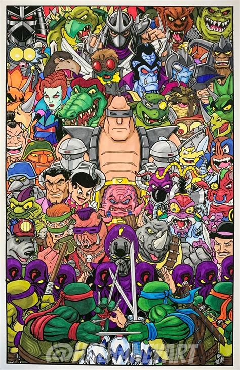 TMNT Villains by Hal Haney : r/comicbooks