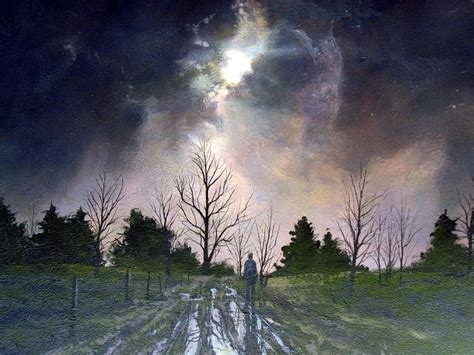 Stormy Night Painting at PaintingValley.com | Explore collection of ...