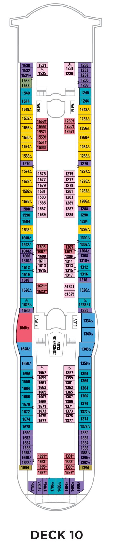 Deck 10 - Liberty of the Seas Deck Plans | Royal Caribbean Blog