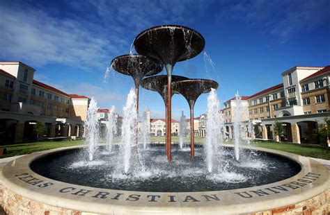 Frog Fountain | Texas christian university campus, Tcu campus, Texas ...