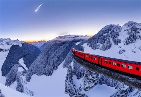 Luxury Swiss alps train - 1 • VIARAMI