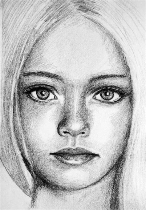 Portrait Dessin Du Visage Portrait Dessin Dessin De Visages Dessin ...