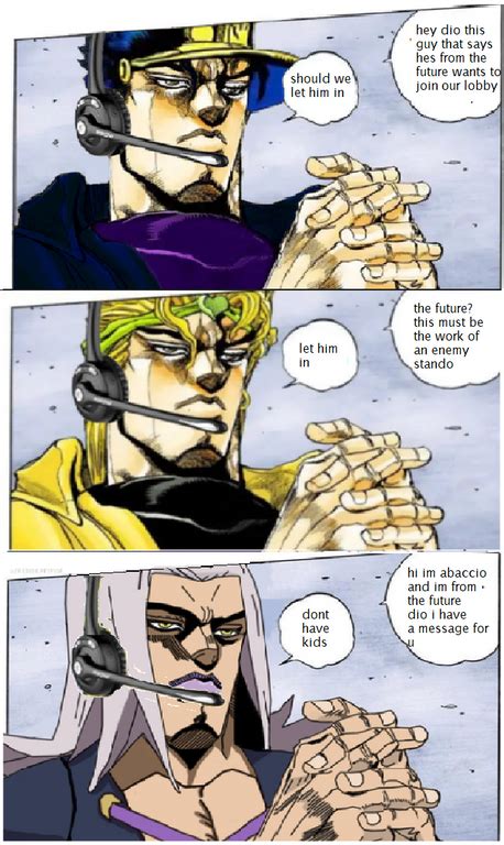 thank you abbacchio very cool. | Dio Walk / Gamer Dio | Jojo anime ...