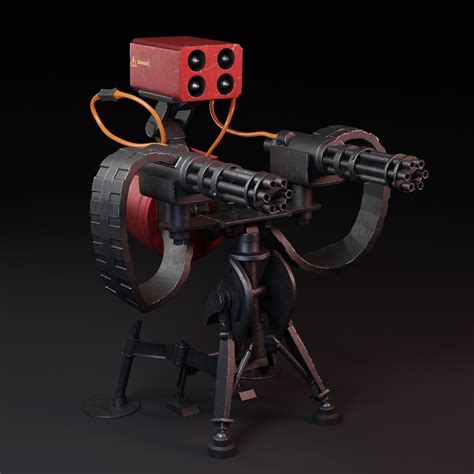 ArtStation - TF2 Sentry Gun