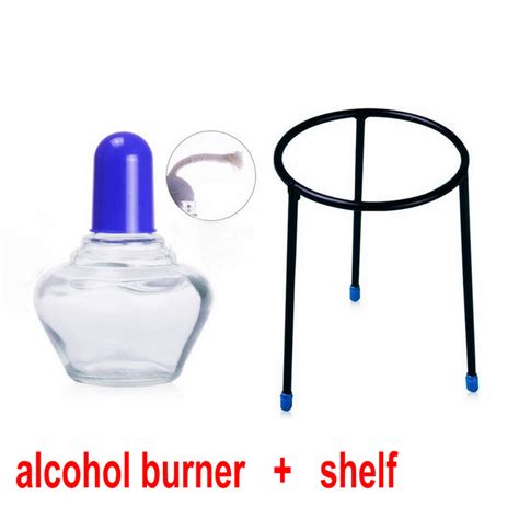 1set Lab 250ml Alcohol burner with shelf teaching instrument used in Laboratory-in Flask from ...