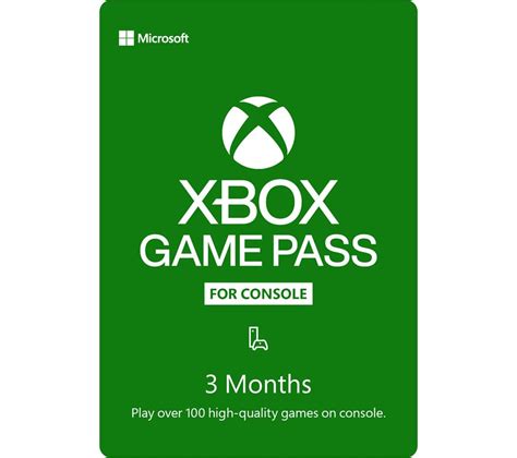 MICROSOFT Xbox Game Pass - 3 Month Membership Fast Delivery | Currysie