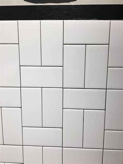 An Eye-Catching Subway Tile Pattern - Home Tile Ideas