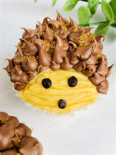 Easy Hedgehog Cupcakes