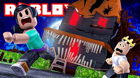 ESCAPING A HAUNTED HOUSE IN ROBLOX | Escape The Haunted House Obby ...