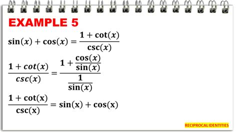 Reciprocal Identities in Trigonometry (With Examples) - Owlcation